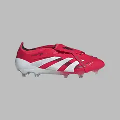 ADIDAS - Guayos Performance Unisex Predator Elite Fold-Over Tongue FG - Rojo - Fútbol - Césped natural