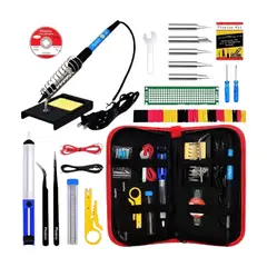 GENERICO - Kit de soldadura estuche negro con rojo