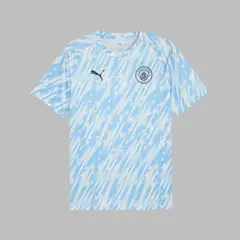 PUMA - Camiseta Hombre Prepartido del Manchester C. - Blanco