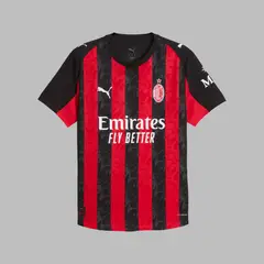PUMA - Camiseta Hombre Ac Milan 25/26 Local -Rojo