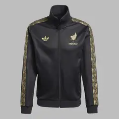 ADIDAS ORIGINALS - Chaqueta adidas Hombre deportivo Fed México- Negro-Dorado