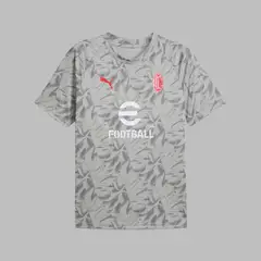 PUMA - Camiseta Hombre Prepartido Ac Milan -Gris