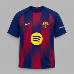 NIKE - Kids FC Barcelona 25/26 Stadium Home - Azul - Rojo