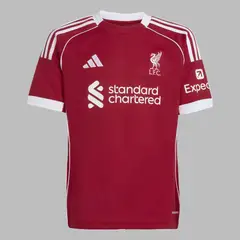 ADIDAS - Camiseta Kids Liverpool FC 25/26 Home - Rojo - Blanco