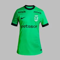 NIKE - Camiseta Mujer Atlético Nacional 2025-Verde-Negro