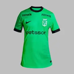 NIKE - Camiseta Mujer Atlético Nacional 2025-Verde - Negro - Fútbol - Uso casual y entrenamiento