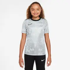 NIKE - Camiseta Niño Dri-Fit Academy Pro Ss Top Gx - Gris - Fútbol - Uso casual y entrenamiento