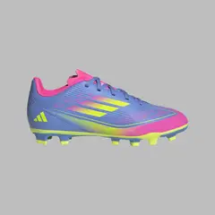 ADIDAS - Guayos Kids F50 Club FG/MG - Azul/Multicolor