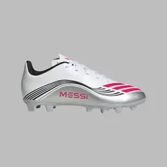 ADIDAS - Guayos Kids F50 Messi Club- Blanco - Plateado