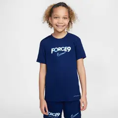 NIKE - Camiseta Niño Erling Haaland Academy - Azul - Fútbol - Uso casual y entrenamiento