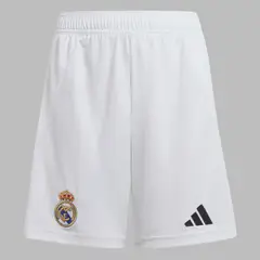 ADIDAS - Shorts Kids Uniforme Local Real Madrid 24/25 - Blanco