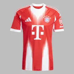 ADIDAS - Camiseta Hombre Local FC Bayern 25/26 - Rojo-Blanco