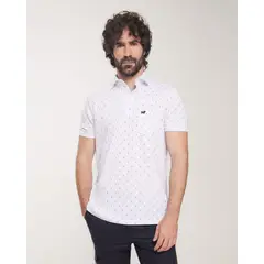 PATPRIMO - Polo Hombre Blanco Poliéster 44112523-10215
