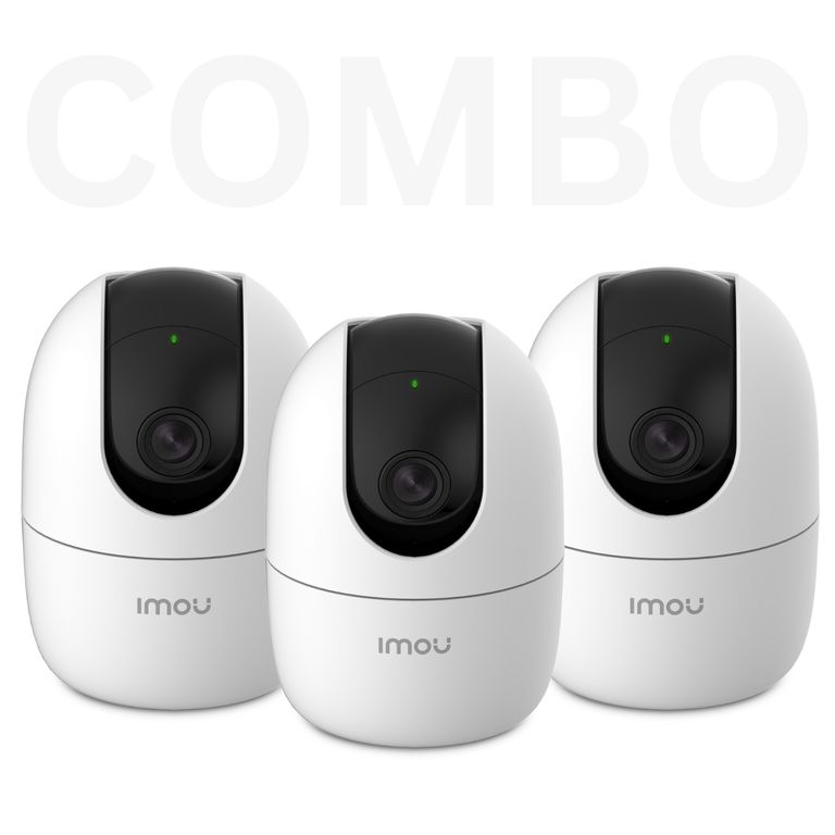 Combo 3 Cámara de Seguridad Ranger 2 (3MP) 2K / Color + Detección Humana, Audio 2 Vías, WiFi6
