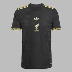 ADIDAS ORIGINALS - Camiseta adidas Hombre México Fmf Gold - Negro-Dorado