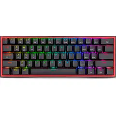 REDRAGON - Teclado Mecánico Mini 60% FIZZ PRO K616 Negro