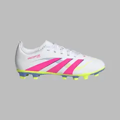 ADIDAS - Guayos Kids Predator Club FG/MG-Blanco/Rosa