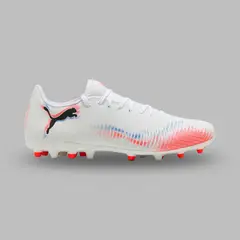 PUMA - Guayos Hombre Future 8 Play MG Untamed - Blanco - Rojo