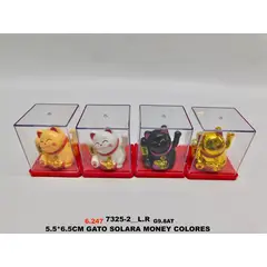 MAZUGI - Gato De La Suerte Maneki Neko Tradicional En Colores Clasico