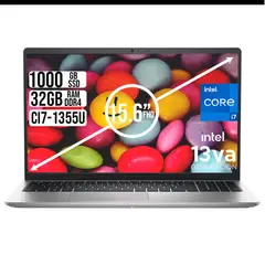 DELL - PORTATIL 15 INTEL CORE I7-1355U SSD 1TB RAM 32GB LED 15,6 FHD PLATA