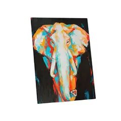 GENERICO - Cuadro Decorativo Elefante en Lienzo Algodón 110x70 cm