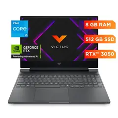 HP - Laptop Gaming Victus 15-fa2009la, Intel Core i5, 8 GB RAM, NVIDIA GeForce RTX