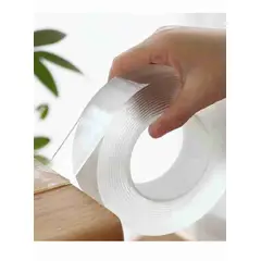 TELEVENTAS COM - Cinta Adhesiva Doble Faz De Gel Reutilizable