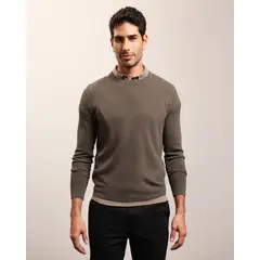 PATPRIMO - Saco Para Hombre Cuello Redondo Color Verde Marca #44330233