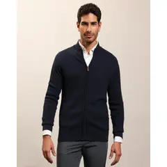 PATPRIMO - Buzo Con Cremallera Frontal  Para Hombre Azul