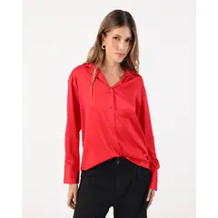 PAT PRIMO - Camisa Para Mujer Manga Larga Color Rojo Marca Patprimo #30010756