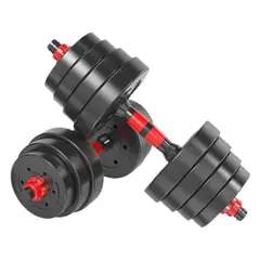 FULLER MACHINERY - Mancuernas Pesas 20kg 40lb Antideslizante Termoforradas