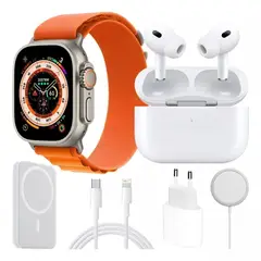 GENERICO - Combo Reloj Smart Watch X8 Ultra + Audifonos In Ear + Power Bank
