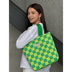 GENERICO - Tote Bag Flow Verde - Mujer - Bolso Match con Mascota