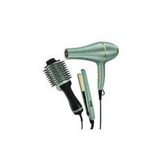 GENERICO - Combo Profesional Aguacate 3 En 1 Secador Cepillo Y Plancha De Cabello