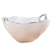 OVEN TO TABLE - Bowl Cuadrado Con Asas Plateadas