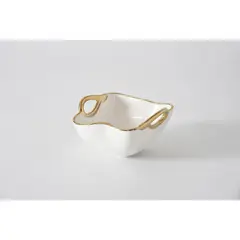 OVEN TO TABLE - Bowl Cuadrado Con Asas Doradas