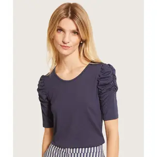 PATPRIMO - Camiseta De Mujer Marca M/C En Color Azul #30092580