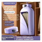 GENERICO - Secadora Portatil Plegable de Ropa con Temporizador Ajustable