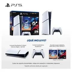 SONY - Consola Playstation 5 Edición Digital Juegos Astro Bot & Gt7