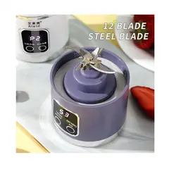 GENERICO - Licuadora Portatil Usb con Pantalla Led 450 Ml Alta Potencia