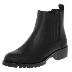COMFORT PLUS - Botines Chelsea Para Mujer Negro 210211