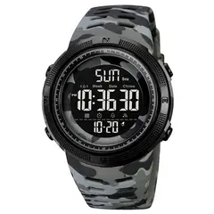 SKMEI - RELOJ DEPORTIVO 2070 MULTIFUNCIONES SUMERGIBLE CAMO GRIS