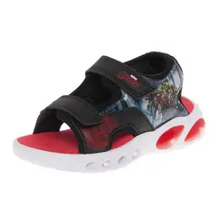 DISNEY - Sandalias Con Diseño De Avengers Para Niño Pequeño Negro 210214
