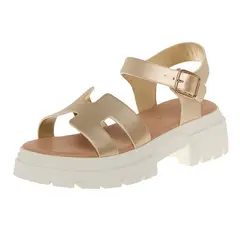 FIONI - Sandalias Burch Para Niña Dorado 210256