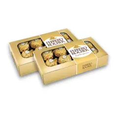FERRERO ROCHER - Bombón Estuche 2 Pack X 8 Uds