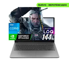 LENOVO - Computador Portátil Gamer LOQ Core I5 12450HX 32/1 TB SSD RTX 4050 6GB 15,6 FHD WIN 11 HOME