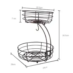 NO NO - Frutero Organizador En Alambre