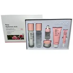 BIOAQUA - Kit Skincare Agua De Rosas Con Ácido Hialurónico