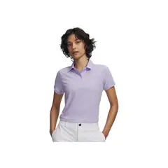 UNDER ARMOUR - Camiseta Mujer UA ARMOURDRY SS POLO Purpura