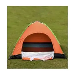GENERICO - Carpa Para Acampar Glamping Armable Para 4 Personas 200x200 Color Naranja oscuro